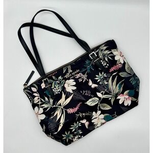 Kate Spade Watson Lane Maya Multi Floral Printed Packable Shoulder Tote Bag Zip